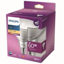 LED Floodlight bulb Philips E27/9W/230V 2700K