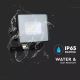 LED Floodlight SAMSUNG CHIP LED/10W/230V IP65 3000K black