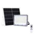 LED Floodlight with a solar panel FOCUS 60W/10000 mAh 3,2V 6000K IP65 + remote control
