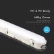 LED Heavy-duty fluorescent light SAMSUNG CHIP LED/60W/230V 6500K 120cm IP65