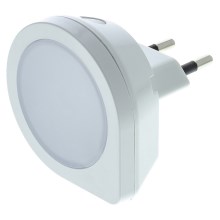 LED Orientation socket light with a sensor LED/0,4W/230V white