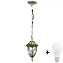 LED Outdoor chandelier FLORENCJA 1xE27/10W/230V IP43