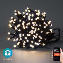 LED Outdoor Christmas chain 200xLED/8 functions 25m IP65 Wi-Fi Tuya warm white
