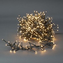LED Outdoor Christmas chain 768xLED/7 functions 8,6m IP44 warm white