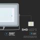 LED Floodlight SAMSUNG CHIP LED/100W/230V 4000K IP65 grey