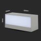 LED Outdoor wall light LED/12W/230V 3000K IP65