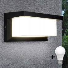 LED Outdoor wall light NEELY 1xE27/10W/230V 3000K IP54 black