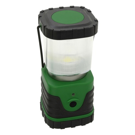 LED Portable lamp LED/3xLR20 IP44 black/green