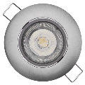 LED Recessed light EXCLUSIVE 1xLED/5W/230V 3000 K silver