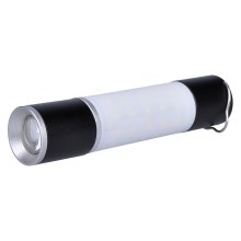 LED Rechargeable camping flashlight with a power bank function LED/1500 mAh 3,7V IP44