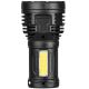 LED Dimmable rechargeable flashlight LED/5V IPX4 600 lm 4 h 1200 mAh