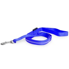 LED Rechargeable leash 120 cm 2xCR2032/5V/40 mAh blue