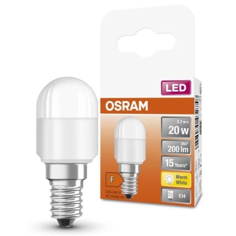 LED Refrigerator bulb T25 E14/2,3W/230V 2700K - Osram
