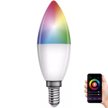 LED RGB Dimmable bulb GoSmart E14/4,8W/230V 2700-6500K Tuya