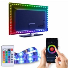 LED RGB Dimmable strip for TV LED/6W/5V Wi-Fi Tuya + remote control 0,5m