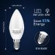 LED RGBW Bulb C37 E14/5W/230V 3000-6500K Wi-Fi - Aigostar