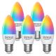 LED RGBW Bulb C37 E27/5W/230V 3000-6500K Wi-Fi - Aigostar