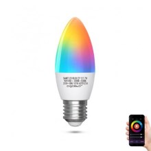 LED RGBW Bulb C37 E27/7W/230V 3000-6500K Wi-Fi - Aigostar