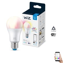 LED RGBW Dimmable bulb A60 E27/8W/230V 2200-6500K CRI 90 Wi-Fi -WiZ