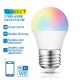 LED RGBW Dimmable bulb G45 E27/4W/230V 2700-6500K Wi-Fi - Aigostar