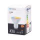 LED RGBW Dimmable bulb GU10/4,9W/230V 2700-6500K Wi-Fi - Aigostar