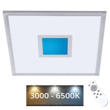 LED RGBW Dimmable panel LED/24W/230V 3000-6500K + remote control