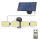 LED Solar floodlight with a sensor 4xLED/2,5W/6V IP65 + remote control