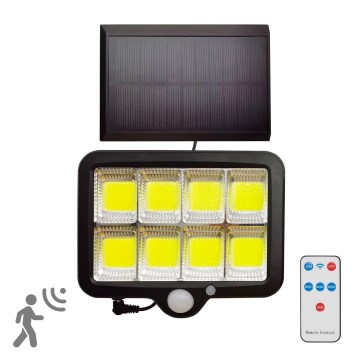 LED Solar floodlight with a sensor INTEGRA LED/3W/3,7V IP44 + remote control