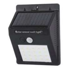 LED Solar wall light with a sensor LED/0,55W/3,7V IP65