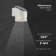 LED Solar wall light with sensor LED/1W/3,7V IP54 3000K white