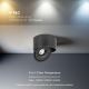 LED Flexible spotlight LED/20W/230V 3000/4000/6400K CRI 90 black