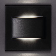 LED Staircase lighting ERINUS LED/1,5W/12V 3000K black