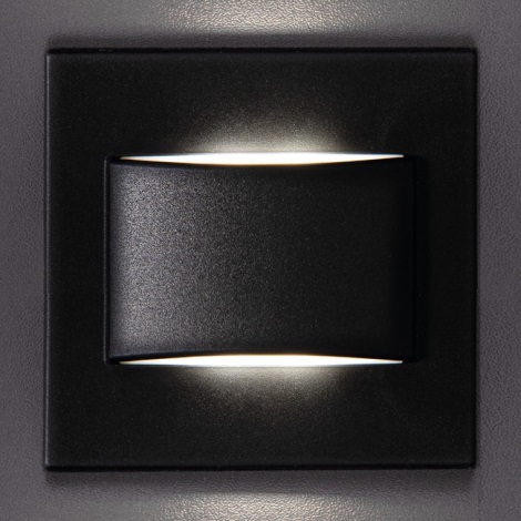LED Staircase lighting ERINUS LED/1,5W/12V 3000K black