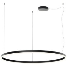 LED2 - LED Dimmable chandelier on a string SATURN LED/80W/230V d. 100 cm black