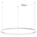 LED2 - LED Dimmable chandelier on a string SATURN LED/80W/230V d. 100 cm white