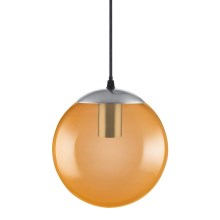 Ledvance - Chandelier on a string BUBBLE 1xE27/40W/230V orange d. 20 cm