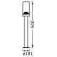 Ledvance - Outdoor lamp AMBER 1xE27/20W/230V IP44