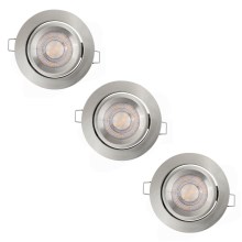 Ledvance - SET 3x LED Dimmable recessed light SIMPLE LED/4,9W/230V