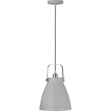 Leuchten Direkt 11059-15 - Chandelier on a string EVA 1xE27/60W/230V grey