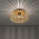 Leuchten Direkt 11412-79 - Surface-mounted chandelier RACOON 1xE27/40W/230V d. 40 cm bamboo