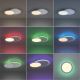 Leuchten Direkt 11662-16 - LED RGB Dimmable ceiling light ARENDA LED/21W/230V + remote control