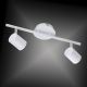 Leuchten Direkt 11942-16 - LED Spotlight TARIK 2xGU10/5W/230V white