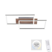 Leuchten Direkt 14018-78 - LED Dimming ceiling light IVEN 2xLED/15W/230V + remote control