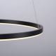 Leuchten Direkt 15394-13 - LED Dimmable chandelier on a string RITUS LED/30W/230V black