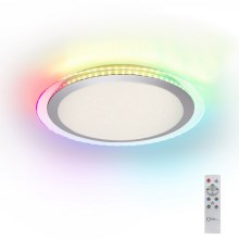 Leuchten Direkt 15411-21- LED RGB Dimmable ceiling light CYBA LED/26W/230V + remote control