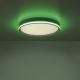 Leuchten Direkt 15555-16 - LED RGBW Dimmable ceiling light GALACTICA LED/28W/230V 2700-5000K + remote control