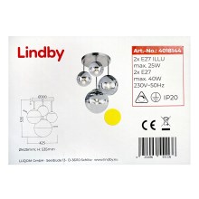 Lindby - Chandelier on a pole RAVENA 2xE27/40W/230V + 2xE27/25W