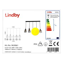 Lindby - Chandelier on a string ALBERTA 5xE27/60W/230V