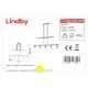Lindby - Chandelier on a string DELIRA 5xE14/40W/230V matte chrome
