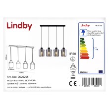 Lindby - Chandelier on a string KOURTNEY 4xE27/60W/230V